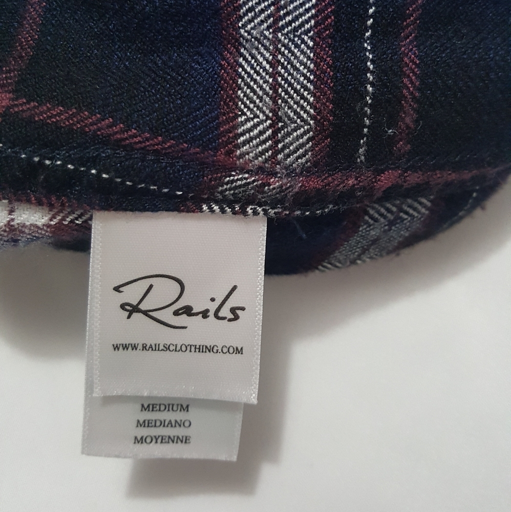 Rails Button Down Flannel Shirt - image 4